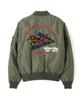 AVIREX WASHED MA-1 FLYING TIGERS Jacket Men's XL 401 Sage 783-5252012