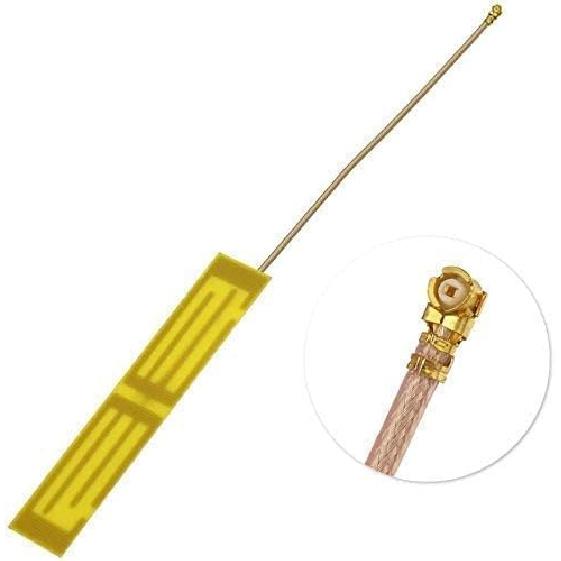 wlaniot 2.4G Wireless Mini PCI PCI-E WiFi Bluetooth Internal Antenna Built-in Antenna (5dbi,700-2600Mhz,U.FL/IPX Connector,RG178 Cable 4inches) 2pcs