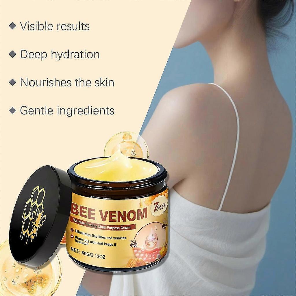 Bee Venom Anti-Wrinkle Firming Multi-Function Cream Moisturizing, Lifting, Anti-Aging Skincare Cream