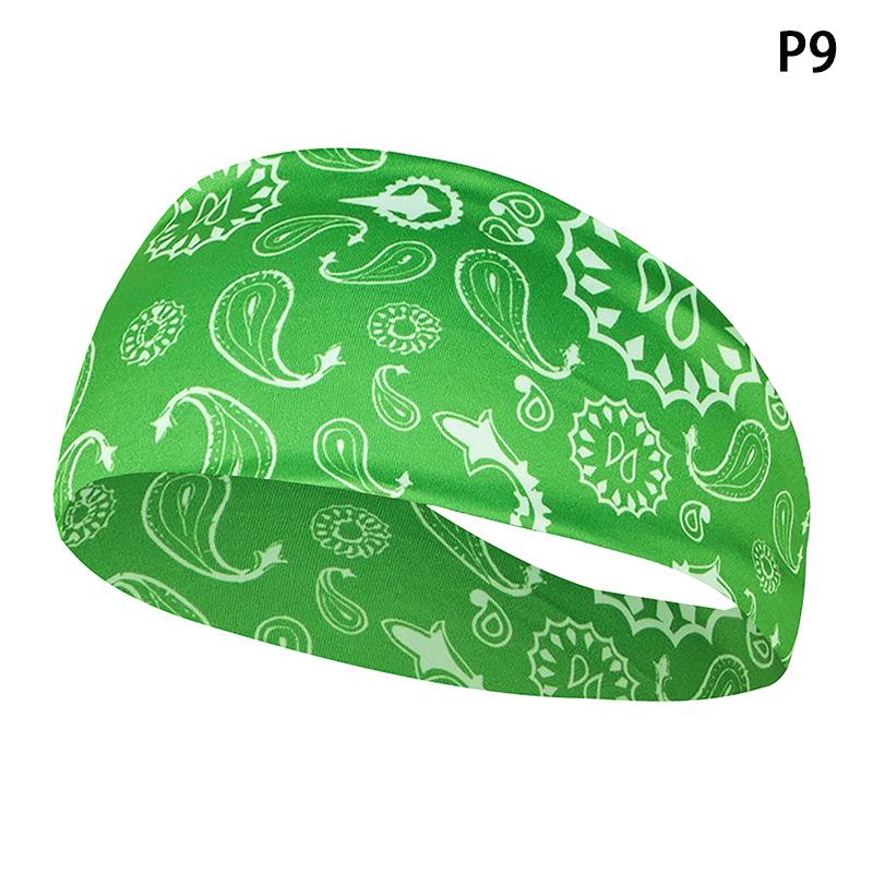 Sports Hair Bands Elastic Yoga Hairbands Absorbing Sweat Headband Women Men Running Fitness Turban Outdoor Gym Head Wrap Bandana