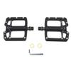 2Pcs Bike Pedals Mountain Bike Cycle Bearing Treadle Aluminium Alloy Balck Anti Skid Pedal
