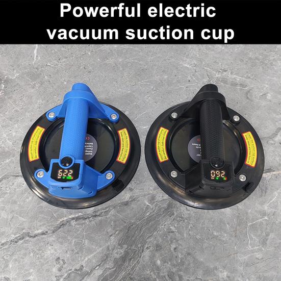 Electric Glass Suction Battery Powerful Motor Cup Lifter with 4000mAh 600lb Max Load Heavy-Duty