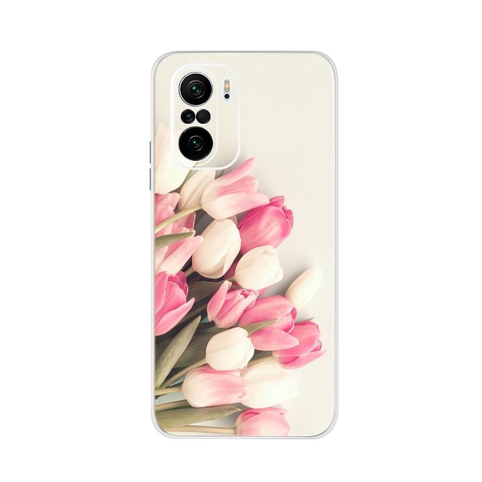 2021 Fashion Cartoon Phone Case For Xiaomi Poco F3 Case Female Soft TPU shockproof Bumper Funda For Xiaomi pocof3 Poco F 3 Cover