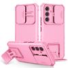 Для Samsung Galaxy A14 A34 A54 5G чехол Armor Kickstand Slider Camera Protector Case для Samsung A24 4G A25 A15 A04 A05 S Cover
