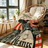 The Beatles Timeless Rock Legend Pattern Blanket Soft Warm Fleece Blanket For Office Sofa Party Decor Valentine'S Day Gift