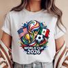 Футболка Чемпионата мира по футболу FIFA 2026, Футболка для болельщика, Подарок на Чемпионат мира