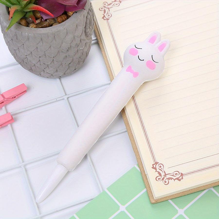 3 шт. 0,5 мм креативная ручка для декомпрессии, мягкая ручка с медленным отскоком, канцелярские принадлежности для обучения с использованием мультфильмов, офисные принадлежности, гелевая ручка с вентиляцией