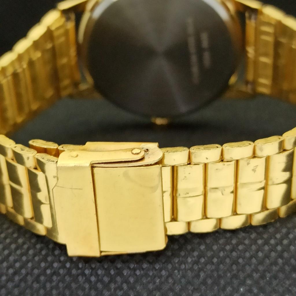 REFURBISHED VINTAGE MONTINE OF SWITZERLAND 17J MENS GOLD PLATED WATCH A285404-2 MontineQ-a285404