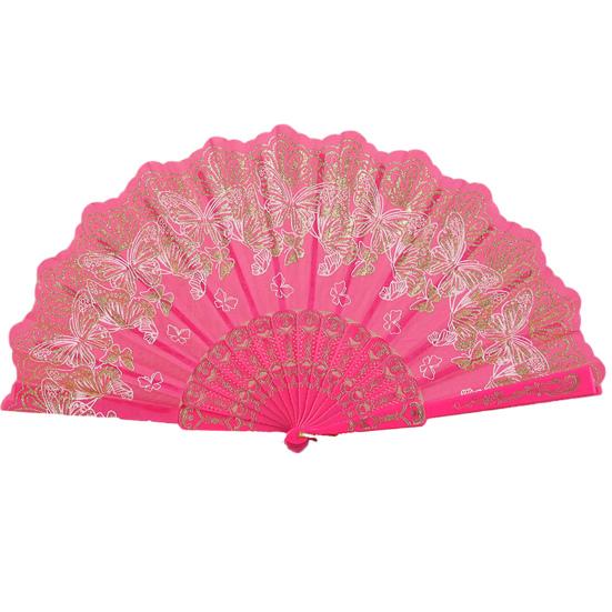 Складной веер с бронзовыми бабочками и элегантной кисточкой, полые ребра, подиумы, танцевальное представление, фотореквизит, портативный летний ручной веер, вечеринка