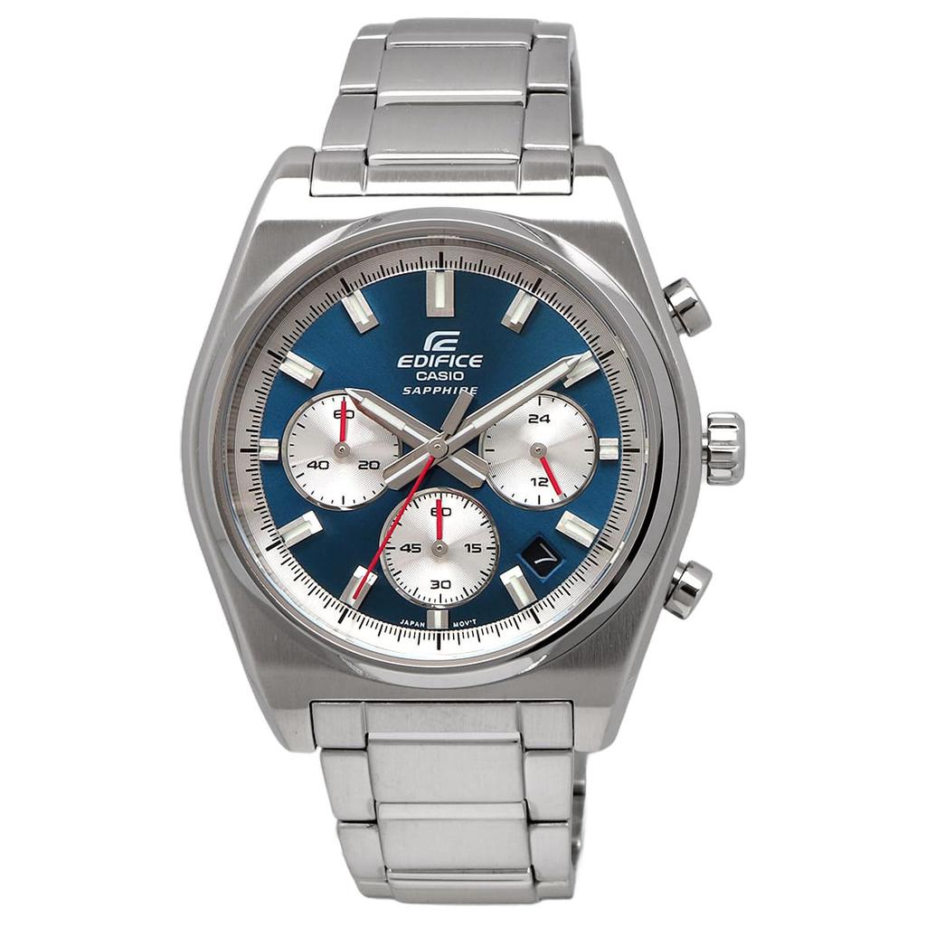 Часы CASIO EDIFICE Chronograph Chronograph Sapphire Glass Blue Overseas Model [Edifice] Мужские EFB-730D-2AV [Товар]