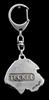 Dachshund II - Silver-plated key ring with a dog in a gift box, handbag decoration, backpack pendant by Art-Dog brand