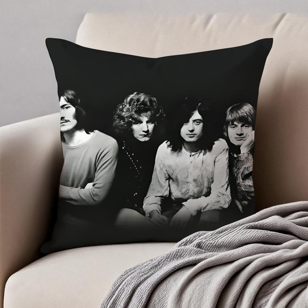 Рок Британская Рок-группа Led Zeppelin Наволочка Наволочка Антипылевой Клещ Невидимая Молния Короткий Плюш Подушка для Дивана