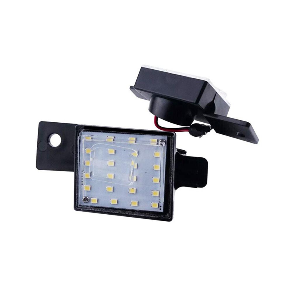 2x Белый светодиодный фонарь подсветки номерного знака для Chevrolet Colorado Silverado 1500 2014-2021