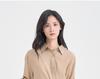 Same commuting collar long sleeved shirt for women in the shopping mall, 2026 summer, loose and casual, slimming and high-end top