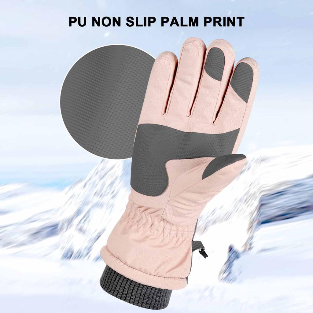Новые зимние теплые перчатки, мужские уличные перчатки для верховой езды, альпинизма, ветрозащитные замшевые плюс бархатные толстые нескользящие перчатки с сенсорным экраном