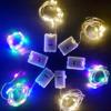 Include Battery Mini Fairy LED Copper Wire String Light 3 Modes Christmas Wedding Garland Home Party Outdoor Garden Decoration