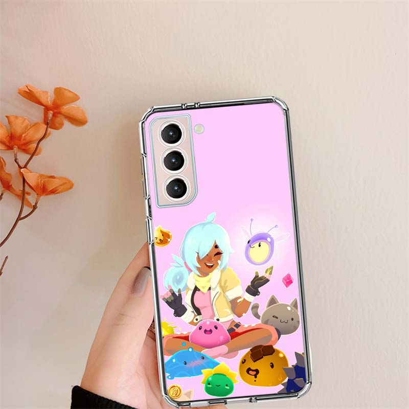 Чехол для телефона S-Slime R-Rancher Game для Samsung S24 S25Edge Galaxy S22 S25 Ultra S21 S23 FE S20 S10 Plus S10E Защитная оболочка Coque Cl
