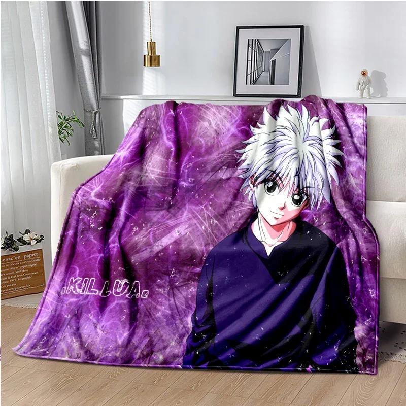 HUNTER X HUNTER Плед Аниме Мягкий Легкий Теплый Мультяшные Пледы для Спальни Детской