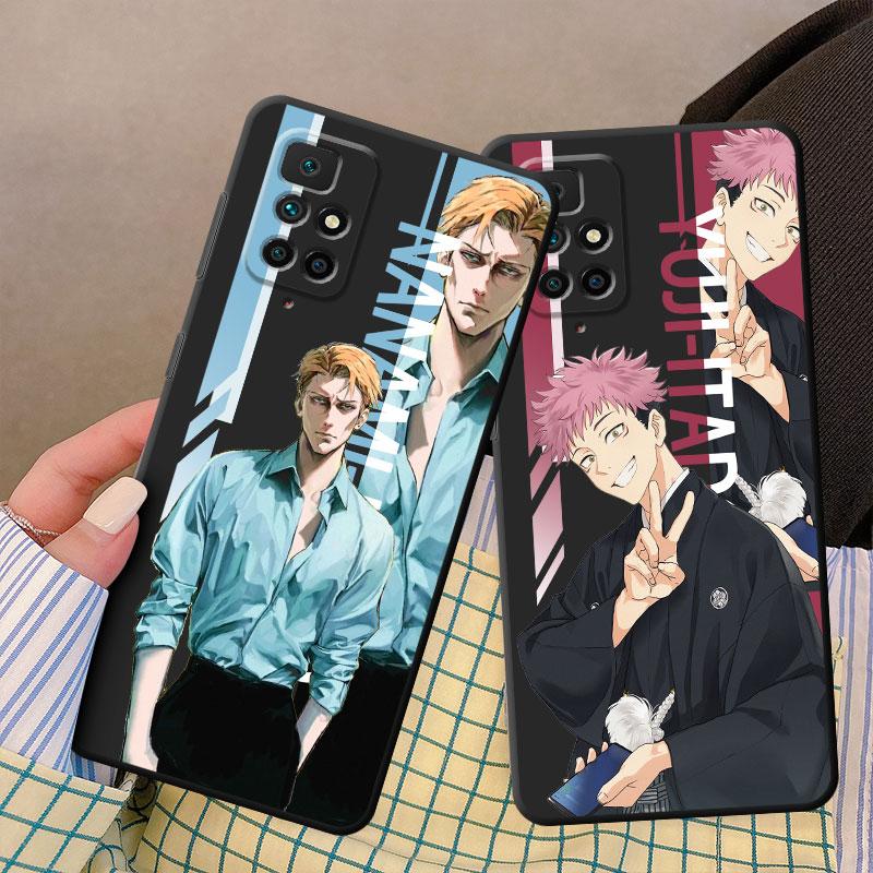 Silicone Luxury Phone Case For Samsung Galaxy S21 S23 5g Note 20 Ultra 10 Plus 8 9 S22 S20 S22 5g Cute Jujutsu Kaisen Cover