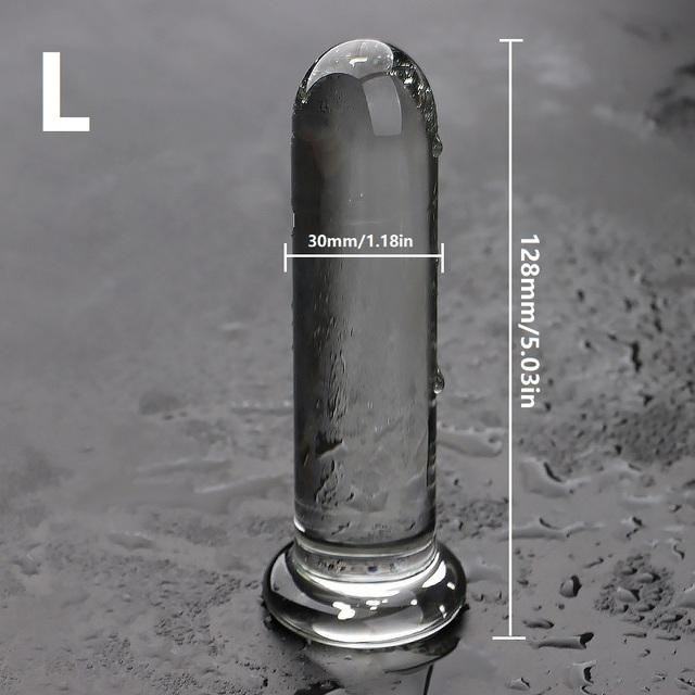 Transparent Anal Plug Dildo Adult Sex Toys Shape Butt Plug Dildos BDSM Anal Pleasure Sex Toys Anal Trainer For Women&Men Couple