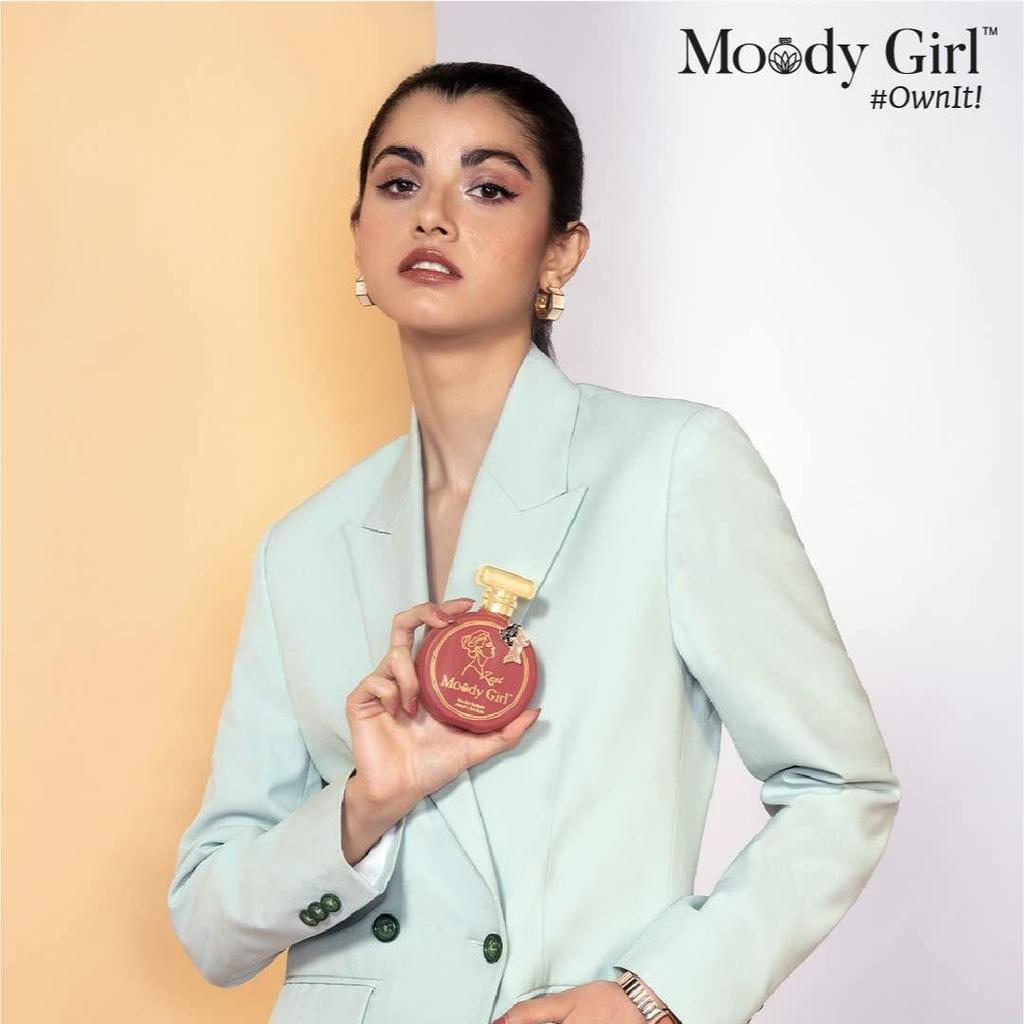 Moody Girl Ayesha's Favourite Zest, Every Day Perfume For Women, Fruity & Gardenia, Skin Friendly, E 20ml | 0.68 Fl.oz