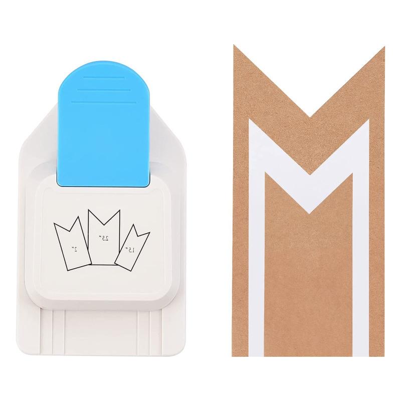 Дырокол для этикеток 3-в-1, 3 размера, 1,5/2/2,5 дюйма, маленький дырокол, поделки, художественные поделки для изготовления бумаги