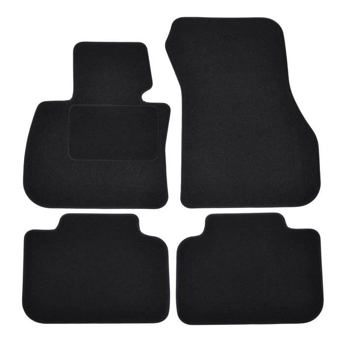 Tapis De Sol - BMW - X2 F39 - Velours Noir - 4 Pièces - Ajustement Précis
