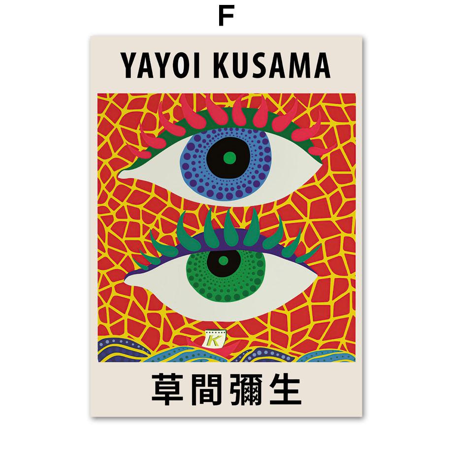 Yayoi Kusam тыквы в горошек абстрактная настенная живопись на холсте постеры на скандинавскую тему и принты настенные панно для декора гостиной