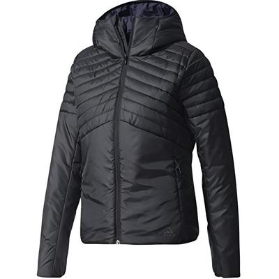 Куртка с капюшоном Cytins, повседневная, теплая, спортивная, хлопковая, зимняя, женская, черная BQ1954