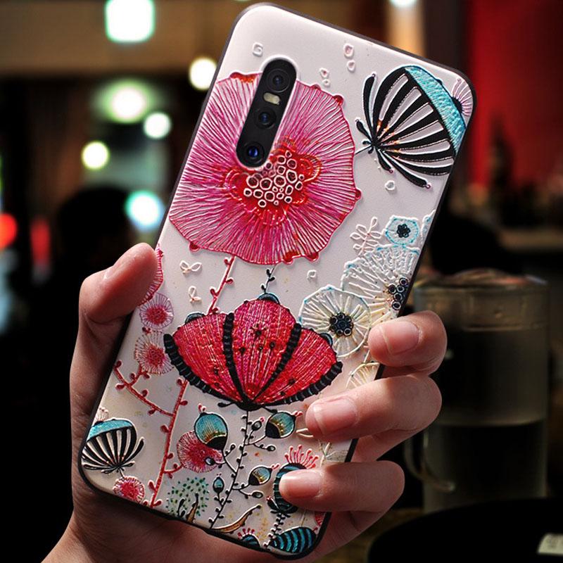 For Google Pixel 7A 7 5G Case Pixel7 Pro 3D Flower Relief Silicone Emboss Covers for Google Pixel 7 Pro 5G Soft 6A 8 Pro Pixel7A