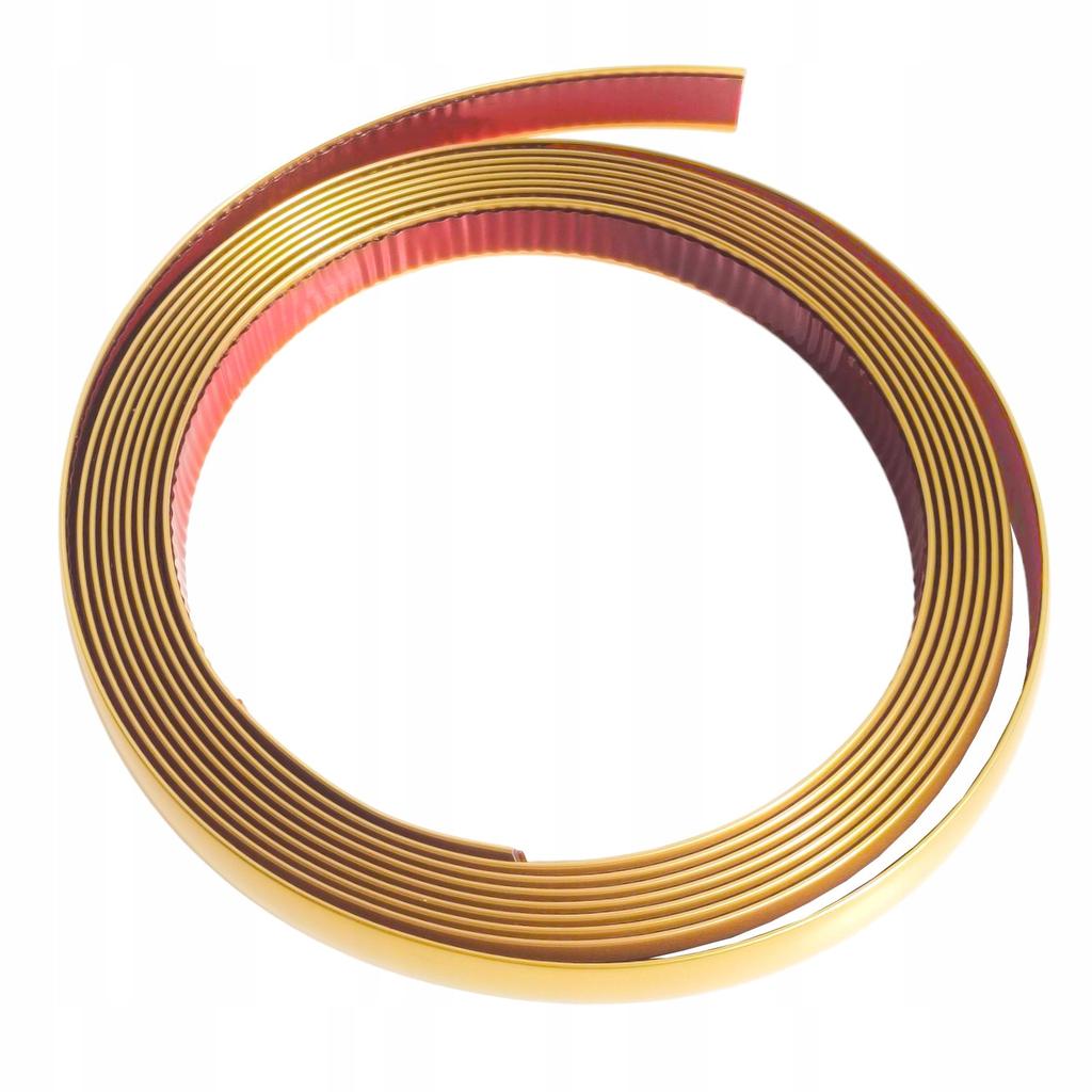 Decorative Gold Matte Strip 30mm Flexible Gold Self-Adhesive Strips 5 Meters