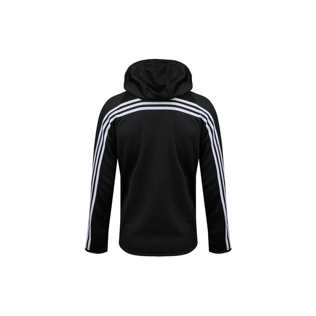 adidas Куртки с 3 полосками Мужские Черные С капюшоном Умеренные Другие DZ7404