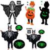 Childrens Boy Halloween Ghost Skeleton Performance Costume With Luminescent For Kids 3 To 8 Years