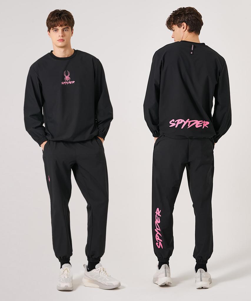 SPYDER Unisex Iron Pink Training Jogger Pants Spkfcnpt203Mblk