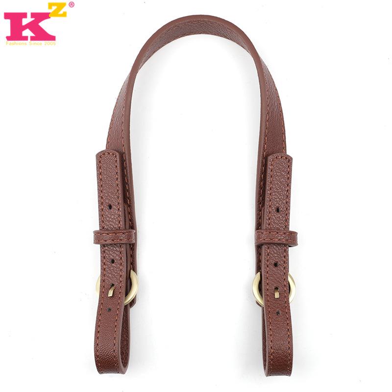 Adjustable 47-52cm Double Buckle PU Leather Strap for Bags and DIY Projects