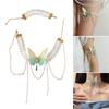 Adjustable Lace Wing Thigh Harness for Stylish Party Outfits and Cosplay for Fairy Butterfly Fashion Enthusiasts