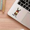 Smart Ass Donkey Sticker Durable for Laptop, Car, Luggage, Skateboard & More - Perfect for Teens, Adults, Creative Decor & Gifting
