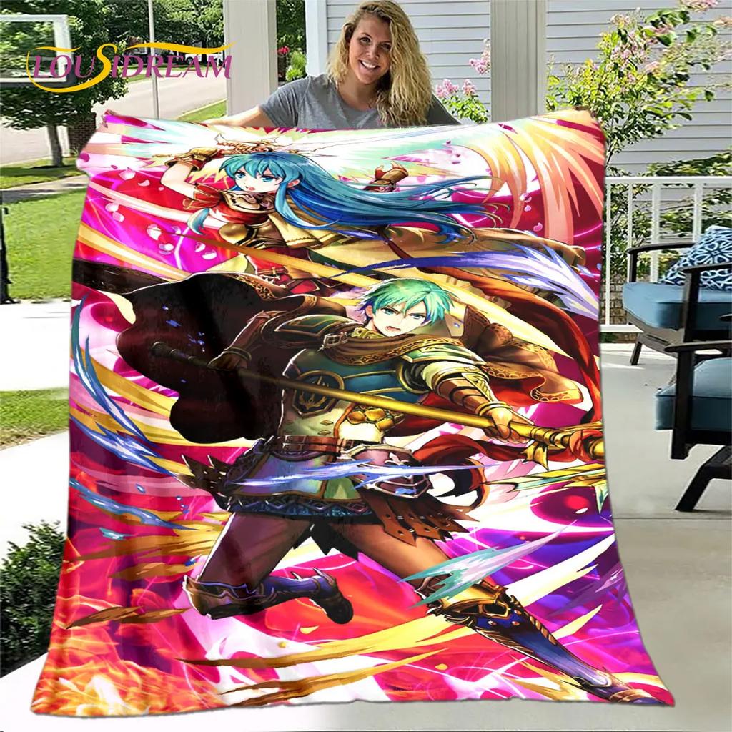 Мягкое плюшевое одеяло Game Fire Emblem Series Gamer, фланелевое одеяло для гостиной, спальни, кровати, дивана, чехол для пикника, детский чехол