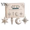 No Glue Beading Set 3D Beaded DIY Kit, Lifelike Christmas Animal Craft Set, Bead Cat Handmade Easy Embroidery Kit for Kids And Adults Festive Holiday