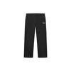 Letter Mid-Waist Zipper Straight Casual Pants Men Bottoms Black F11M339805F-BK