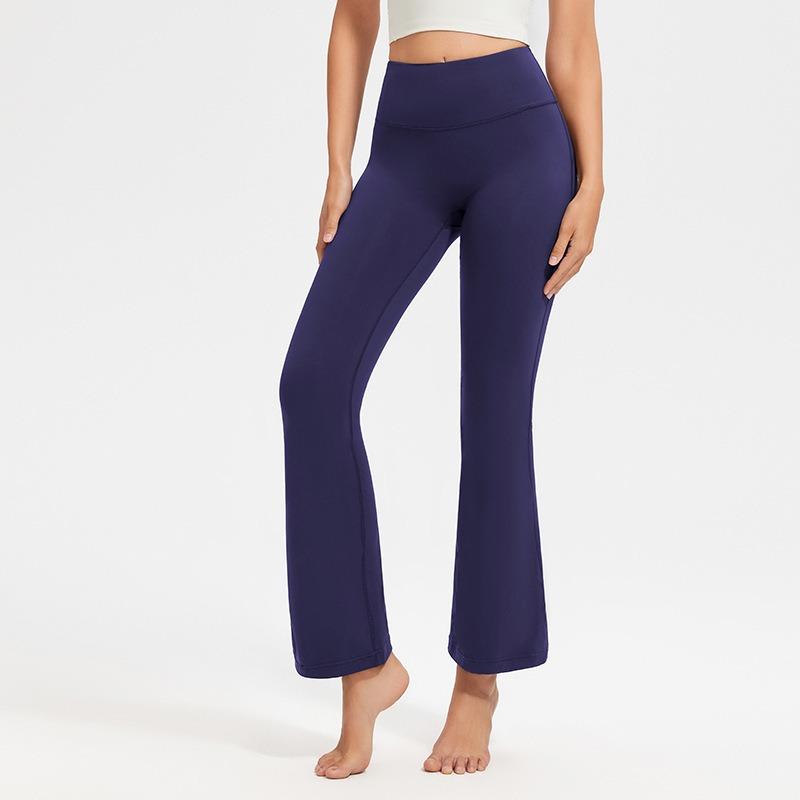 New Fashion Sports Casual Flared Yoga Pants Women High Waist Hip Lifting Fitness Yoga Trousers Women Slim Fit Loose Joggings Running Yoga Pants 25587