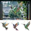 Hummingbird Suncatcher Christmas Decor Colorful Acrylic Window Hanging Ornament Multicolor Hummingbird Sun Catcher for