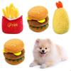 French Fries Burger Puppy Playing Chew Toys Pet Interacative Pet Supplies Dog Toys Pet Chew Toys