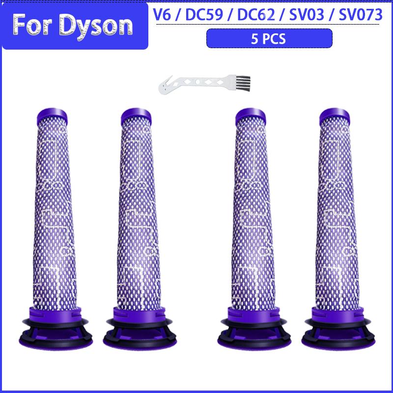 Roller Brush Pre-Filters for Dyson V6 DC59 DC62 SV03 SV073 Cordless Vacuum Cleaner Accessories Replacement Parts