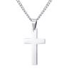 Christian Cross Pendant Necklace Men's Necklace New Fashion Metal Religious Amulet Pendant Accessory Party Jewelry