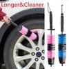 Car Vehicle Tire Tyre Wheel Rims Steel Wire Long Brush Washing Cleaning Tool