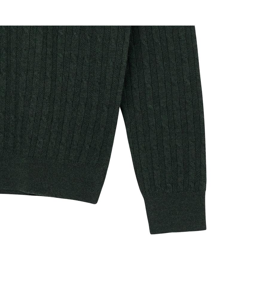 IOLO Vertical Cable Crewneck_Green