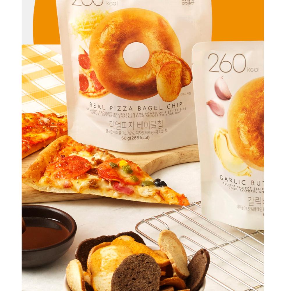 Olive Young Чипсы из бублика 60г (4 вкуса) / Чесночное масло / Медовое масло / Настоящая пицца / Шоколад с корицей / Корейские чипсы