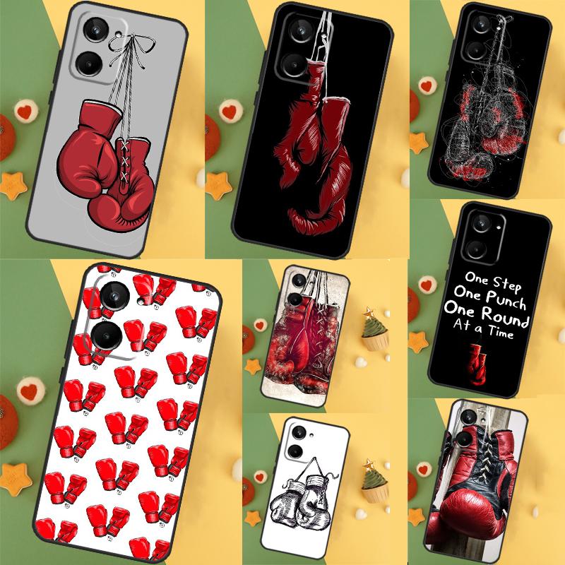 Боксерские перчатки для Realme C35 C53 C55 C67 GT Neo 6 GT5 9 10 11 12 Pro Plus C25S C21Y C30 C31 C33 C51 Чехол