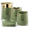 soap dispenser Marble patterned ceramic bathroom wash set bathroom hotel bathroom mouthwash cup toothbrush cup ornament